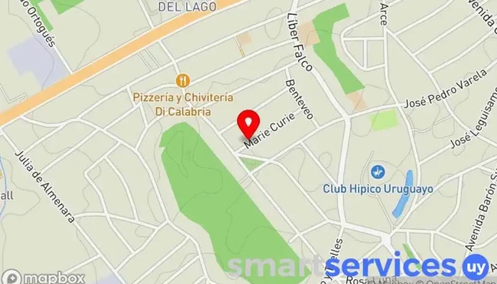 mapa de Di Gennaro Piscinas Agencia de colocación en Ciudad de la Costa