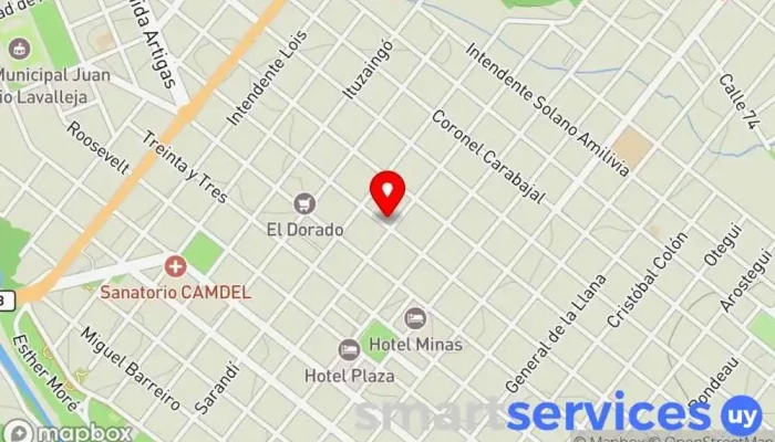 mapa de Diano Propiedades Agencia inmobiliaria en Minas