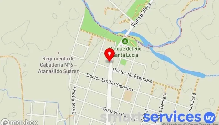 mapa de DISA Gasolinera en San Ramón