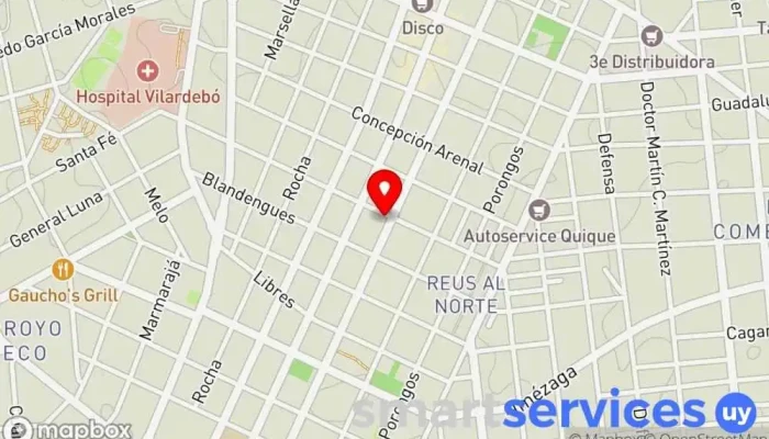 mapa de drogueria aramburu Tienda de comestibles, periódicos y medicamentos en Montevideo