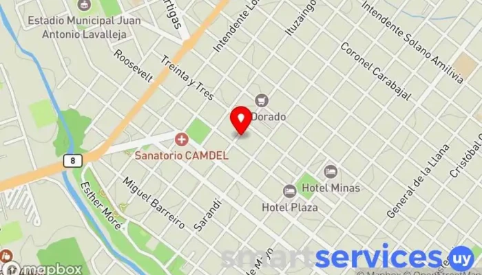 mapa de Dueño Vende Agencia inmobiliaria en Minas