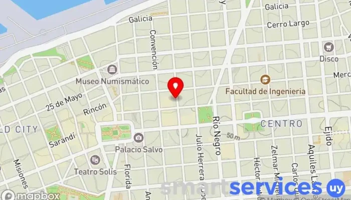mapa de EGA Keguay Agencia de viajes en Montevideo
