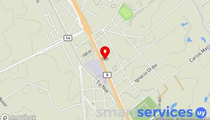 mapa de EGCBus Empresa de autobuses en Durazno