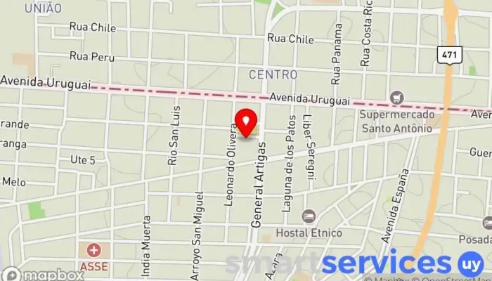 mapa de El Dorado Hogar Tienda de electrodomésticos en Chuy