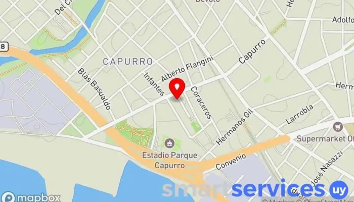 mapa de Electricista con firma aprobada por UTE, Diego Rodríguez  en Montevideo