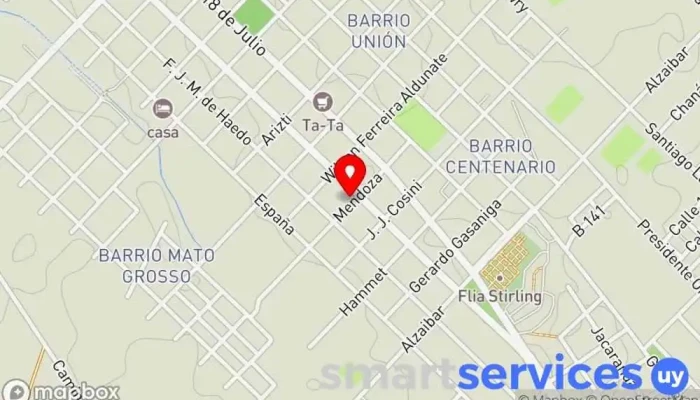 mapa de enFrayBentos.com | Fray Bentos Empresa de software en Fray Bentos