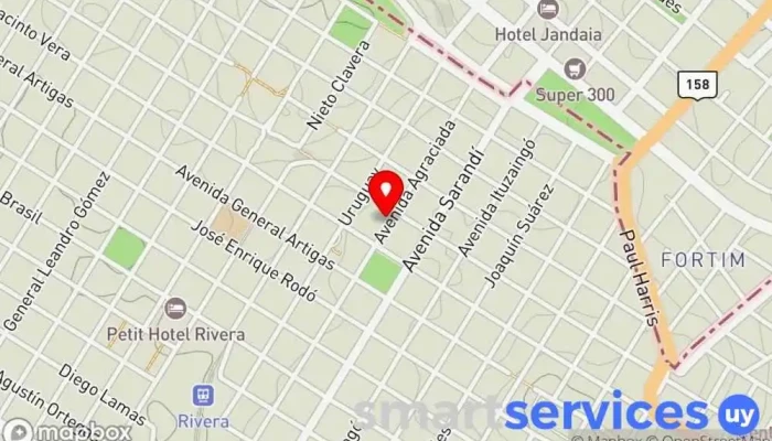 mapa de Ernesto Seguros San Cristobal Corredor de seguros en Rivera