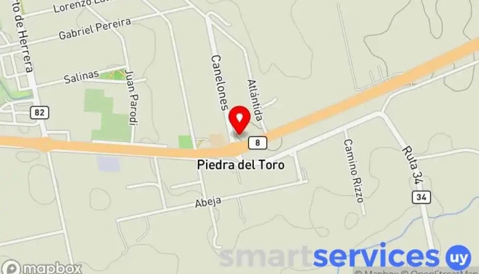 mapa de Estudio Juridico-Notarial Sicco Oficinas de empresa en Empalme Olmos