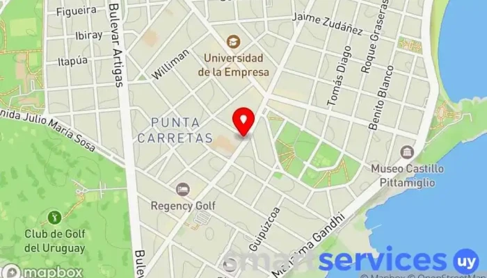 mapa de Eternity Óptica Óptica en Montevideo