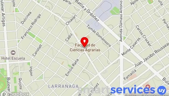 mapa de Farmashop 137 Farmacia, Tienda de cosméticos, Tienda de belleza y salud, Tienda de material sanitario, Tienda de artículos de aseo personal en Montevideo