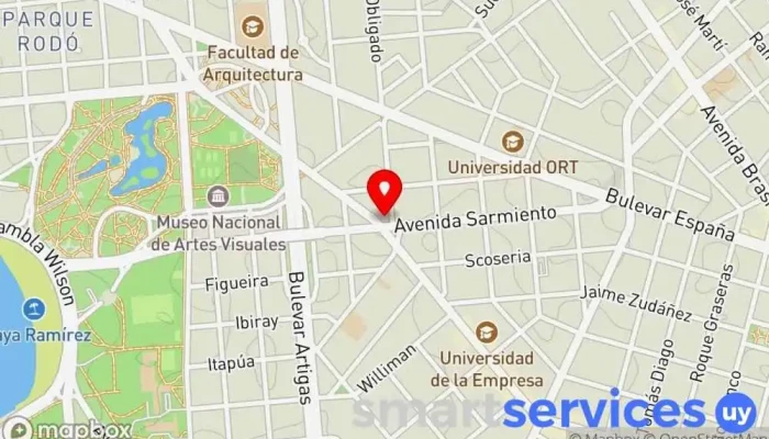 mapa de Farmashop 38 Farmacia, Cajeros automáticos, Tienda de artículos para bebés, Tienda de cosméticos, Tienda de belleza y salud, Tienda de artículos para el hogar, Tienda de artículos premamá y de bebé, Tienda de material sanitario, Perfumería en Montevideo