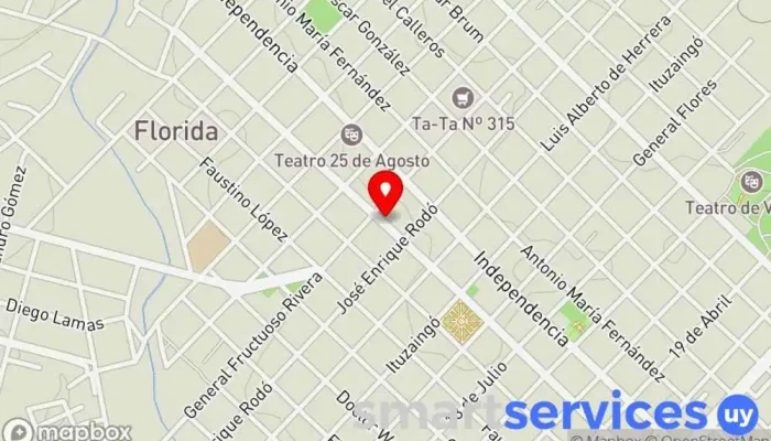 mapa de Florida Cowork Espacio de coworking en Florida