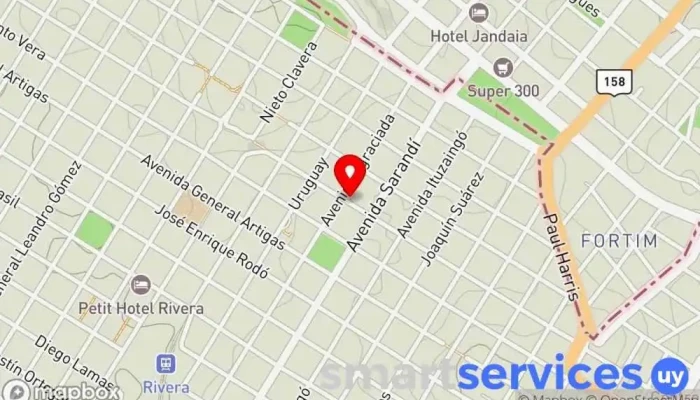mapa de Gil's Seguros Compañía de seguros en Rivera