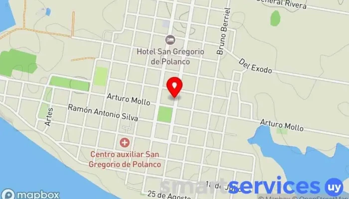 mapa de Gomeria el canarito Gasolinera en San Gregorio de Polanco