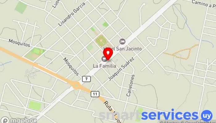mapa de Grido San Jacinto Heladería en San Jacinto