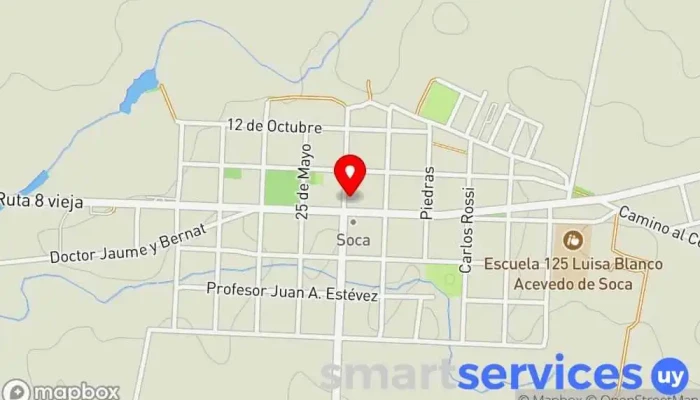 mapa de GRUPO AGENCIA - DAC ANCAP SOCA Servicio de logística en Doctor Francisco Soca