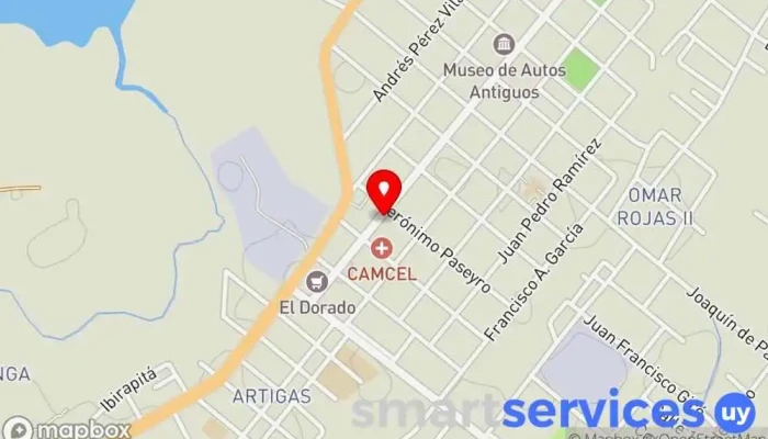 mapa de GRUPO AGENCIA - DAC RIO BRANCO Servicio de logística en Rio Branco
