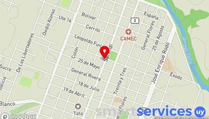 mapa de GRUPO AGENCIA - DAC ROSARIO Servicio de logística en Rosario