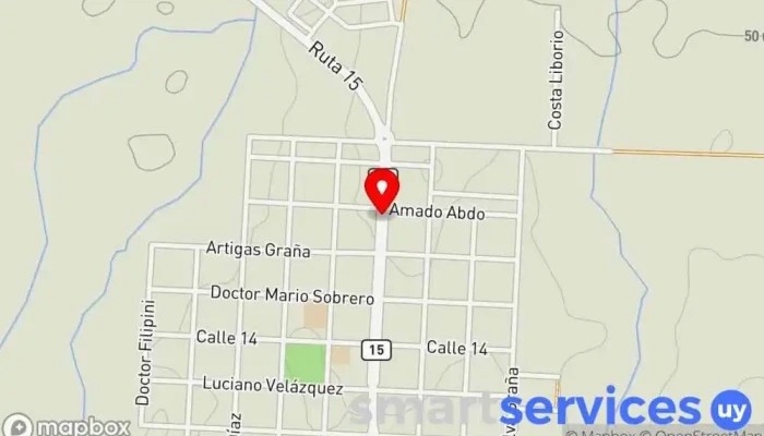 mapa de GRUPO AGENCIA - DAC VELAZQUEZ Oficina de correos en Velazquez
