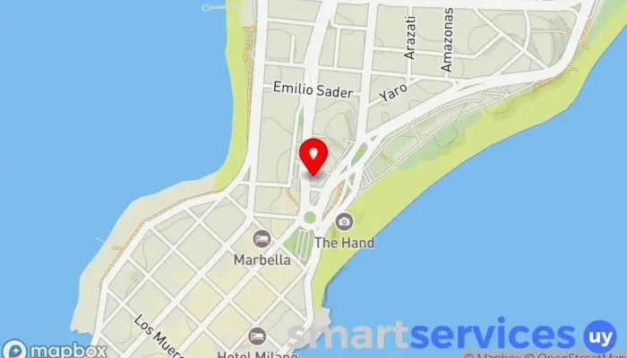 mapa de GRUPO AGENCIA Servicio de logística en Punta del Este