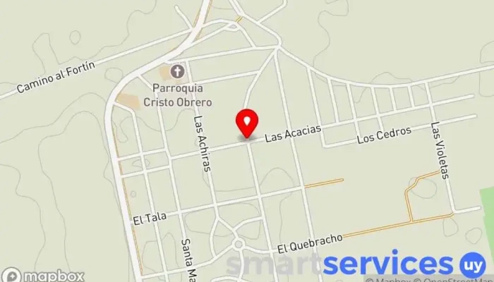 mapa de hard work Agencia de viajes en Estación Atlántida