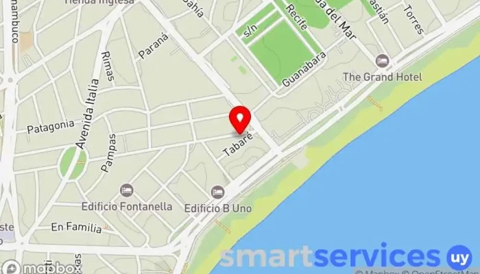 mapa de HHO BROKER Real Estate. Agencia inmobiliaria en Punta del Este