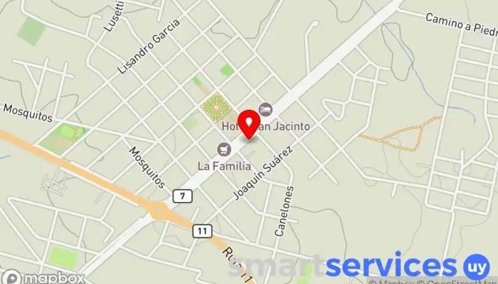 mapa de Inmobiliaria Braida Propiedades y Estudio Jurídico Braida Agencia inmobiliaria especializada en alquileres en San Jacinto