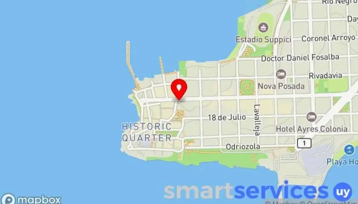 mapa de Inmobiliaria Esmeralda Amaral Agencia inmobiliaria en Col. del Sacramento