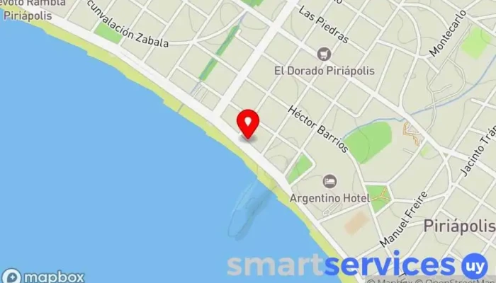 mapa de Inmobiliaria Lopez Besozzi Agencia inmobiliaria en Piriápolis