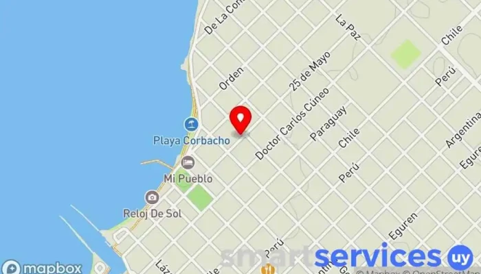 mapa de Inmobiliaria Nuevo Horizonte Agencia inmobiliaria en Nueva Palmira