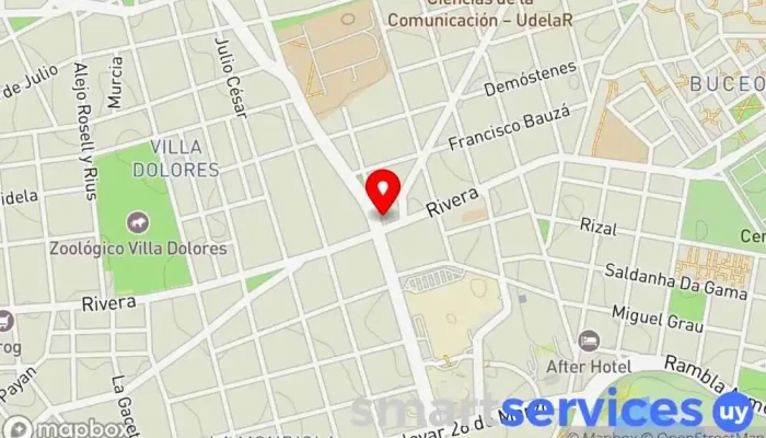 mapa de Inmobiliaria Passadore Agencia inmobiliaria en Montevideo