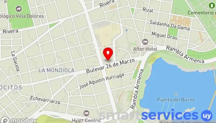 mapa de Inmobiliaria Propiedades Montevideo Agencia inmobiliaria en Montevideo