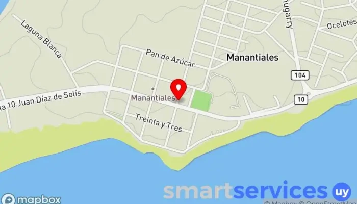 mapa de Inmobiliaria San Carlos Agencia inmobiliaria en Manantiales