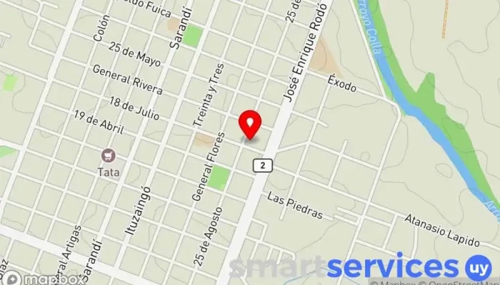 mapa de Juan Lacaze Vivienda Inve Agencia de alquiler de apartamentos en Rosario