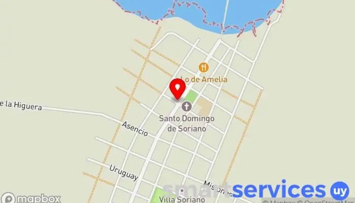 mapa de Junta Local Villa Soriano Oficina de gobierno local en Villa Soriano