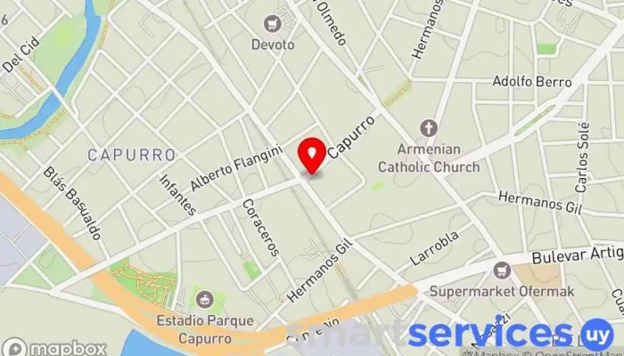 mapa de Kairos & Cronos - Diseño Servicios de diseño, Agencia de publicidad, Design agency, Diseñador gráfico, Consultora de marketing, Diseñador de sitios web en Montevideo