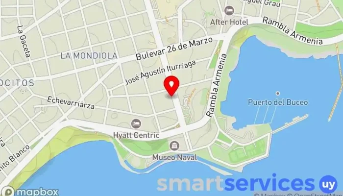 mapa de Key Publicidad Agencia de publicidad en Montevideo