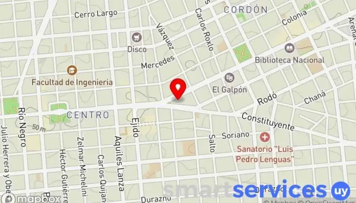 mapa de Kitawa Viajes y Safaris Agencia de viajes en Montevideo