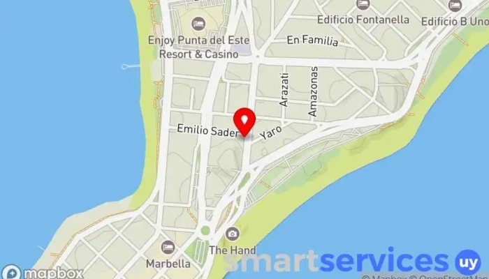 mapa de La Bizcochería Boutique Panadería en Punta del Este