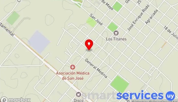 mapa de LEMA Inmobiliaria Agencia inmobiliaria en Libertad