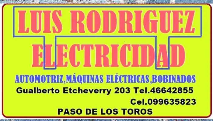 Luis Rodriguez Electricidad - Paso De Los Toros