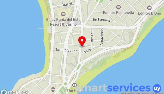 mapa de Machado Inmobiliaria Agencia inmobiliaria en Punta del Este
