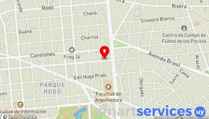 mapa de Manos mágicas, Limpieza y Acompañantes Servicio de conserjería, Servicios de limpieza, Servicio de limpieza doméstica, Atención a personas mayores en Montevideo