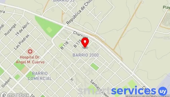 mapa de Mariana Colombo Consultora de marketing en Fray Bentos