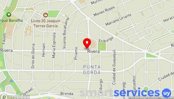 mapa de Marketec Promos / Design / Solutions Proveedor de productos promocionales en Montevideo