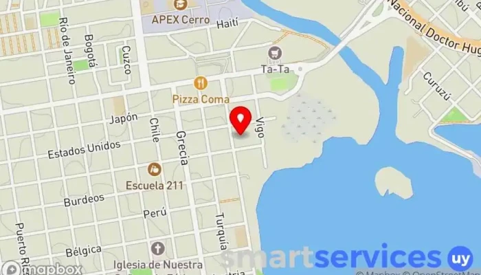 mapa de MonaLisa Producciones Agencia de publicidad en Montevideo