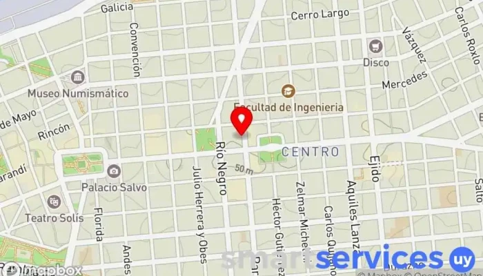 mapa de Multisex 2 Cine en Montevideo