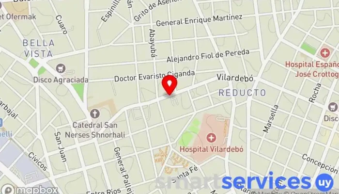 mapa de Musitelli Film & Digital Cine en Montevideo