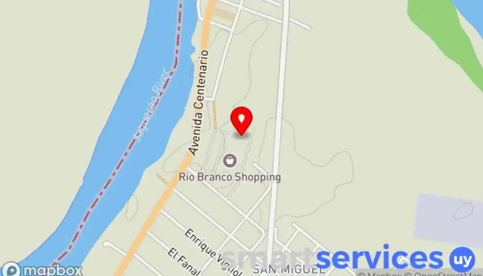 mapa de Nuñez transporte Agencia de viajes en Rio Branco