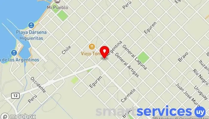 mapa de Oficina seguros MAPFRE Compañía de seguros, Agencia aseguradora de automóviles, Agencia de seguros odontológicos, Compañía de seguros médicos, Agencia de seguros para el hogar, Agencia de seguros de vida, Agencia de seguros de motocicletas, Agencia de seguros de alquiler en Nueva Palmira